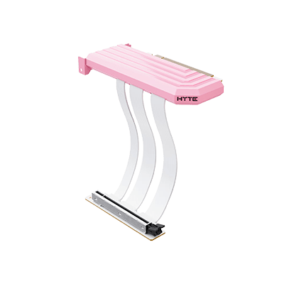 HYTE PCIe 5.0 Hyper Riser Cable - Strawberry Milk